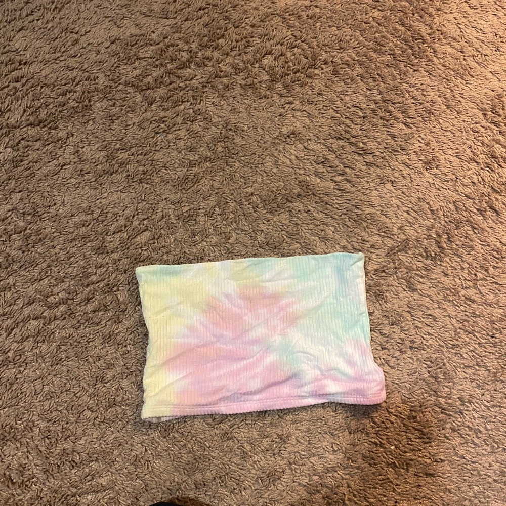 Emma and Sam tie dye tube top